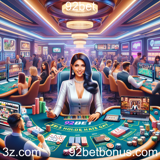 Experiência Imersiva com Dealer ao Vivo no 92bet